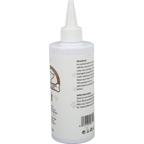 Gouttes oculaires naturelles pour animaux de compagnie. Nettoyant oculaire naturel pour soulager l'irritation et éliminer les impuretés. 237 ml / 8 oz (1/5)