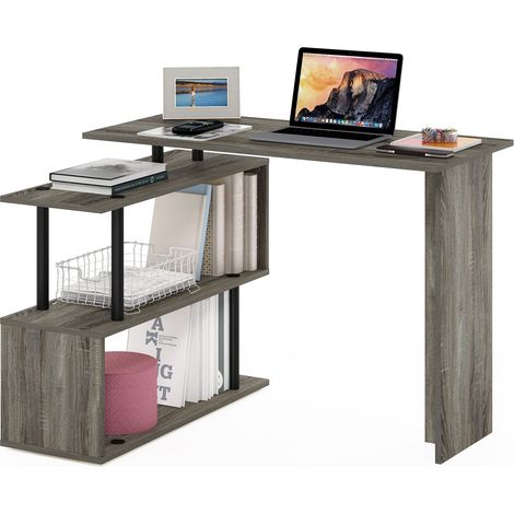 Bureau D'Ordinateur Gaming pour Bureau À Domicile Ou Chambre, Chêne Français. (1/5)