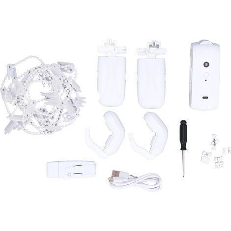 Ouvre-rideau automatique 3 en 1, télécommande vocale sans fil WIFI électronique pour tringles romaines (1/5)