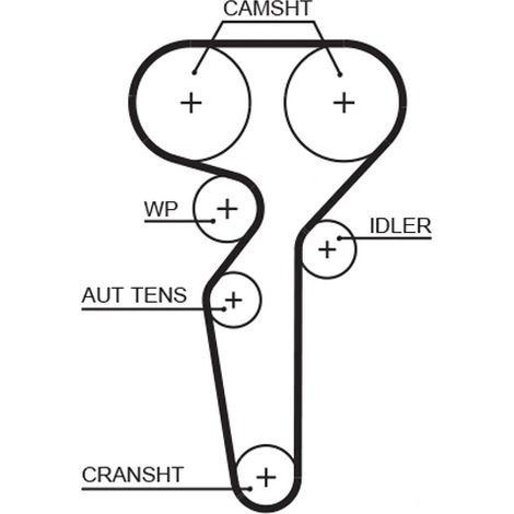 Pompe à eau + kit de courroie crantée Gates KP15685XS ALFA ROMEO
