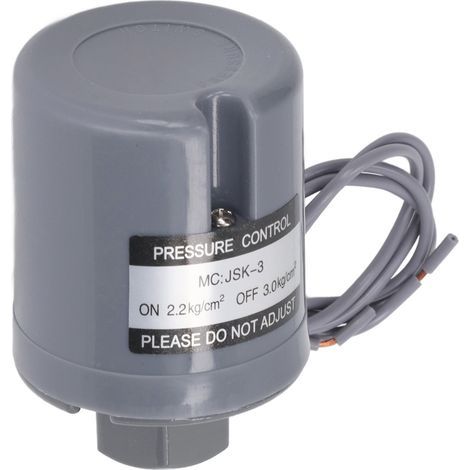 Pumpendruckschalter, einstellbarer Kontakt, automatischer, selbstansaugender Druckerhöhungsregler, G3/8-Innengewinde, 220–240 V (1/5)