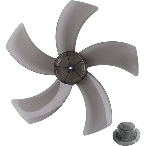 Pale De Ventilateur 12 Pouces - 5 Pales En Plastique - Pour Support Sur Pied - Lot De 1 (1/5)