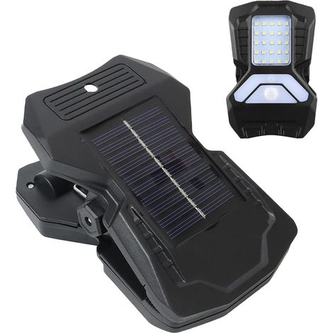 Solaires a Clip Lampes Solaires pour Cloture Murale USB (1/5)