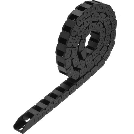 R28 10x15mm Schleppkettenkabel Drahtträger Nylon Nicht zu öffnender Typ 1 Meter Endanschlüssen (1/5)