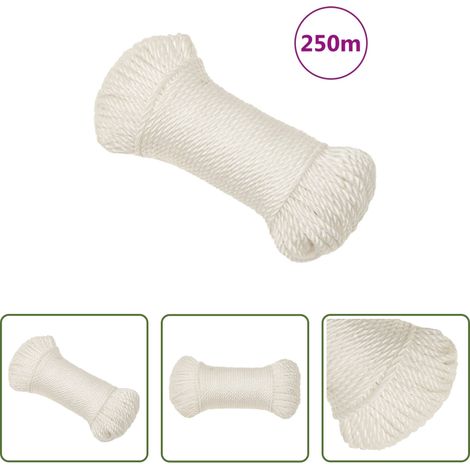 Seil -  Arbeitsseil Weiß 8 mm 250 m Polypropylen (1/5)