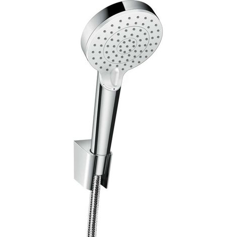 Hansgrohe Crometta - Set doccetta 9 l/min, tubo con flessibile, bianco/cromato 26693400 (1/3)