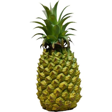 Ananas artificiel en plastique, faux fruit décoratif pour vitrine, modèle réaliste de décoration (1/5)