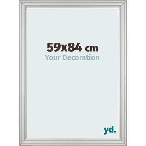 yd. - Cadre photo 59x84 - Argent Mat - MDF - Lazio (1/5)