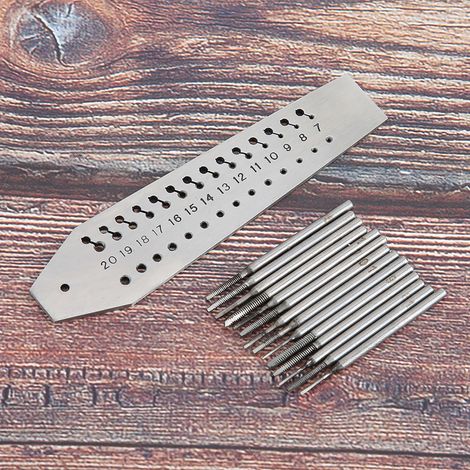 Outil de taraudage en acier à 28 trous, kit de taraudage pour la réparation de montres (1/5)