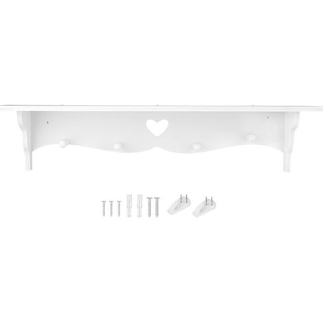 Portachiavi da parete a forma di cuore in PVC ecologico con vano portaoggetti (misura speciale)-Crezuo