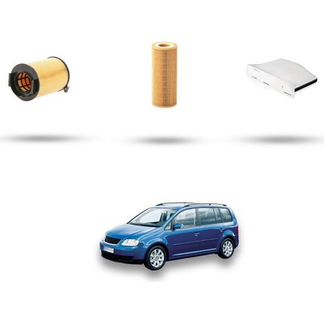 Kit tagliando 3 filtri compatibile con Vw Touran (1T) 2.0 FSI 110kw Dal 2003 al 2005 (1/5)