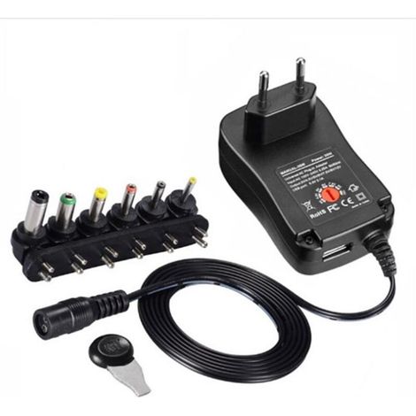 3V-12V 2.1A adaptateur AC/DC alimentation réglable adaptateur universel chargeur pour bande d'ampoule LED CCTV (1/3)