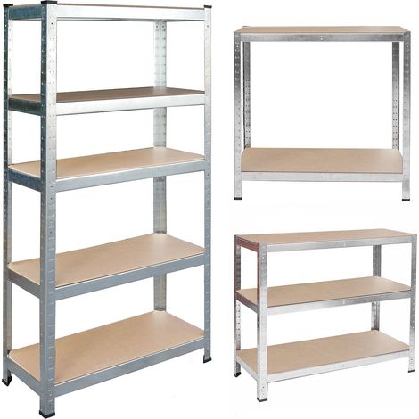 Estantería de almacén metálica 180 x 90 x 40 cm Humberg HR-812