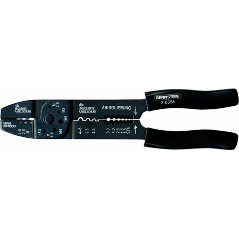 BERNSTEIN Tools for Electronics 3-0856 Pinza crimpatrice Capocorda isolato, Capocorda non isolato 1.5 fino a 6 mm²