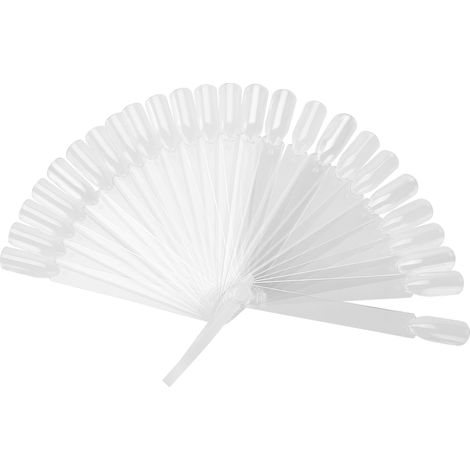 Lot de 32 bâtonnets transparents pour pose de faux ongles, palette de vernis gel, outils d’entraînement de manucure. (1/5)