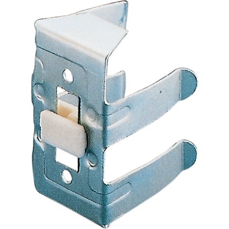 GANCIO ACCIAIO ZINCATO ZOCCOLO RESINA ALLUMIN.- 50,0 pz