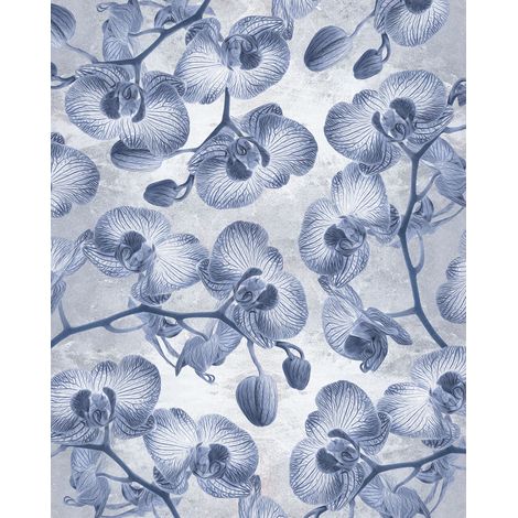 Papier peint panoramique méditerranéen Orchidée (1/5)