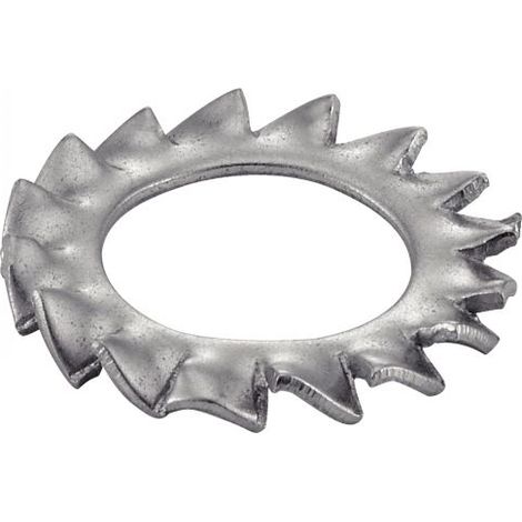 Caja de 100 arandelas de abanico ACTON con dentado exterior - Acero inoxidable - Ø 12mm - Acero inoxidable A2 - 6451312