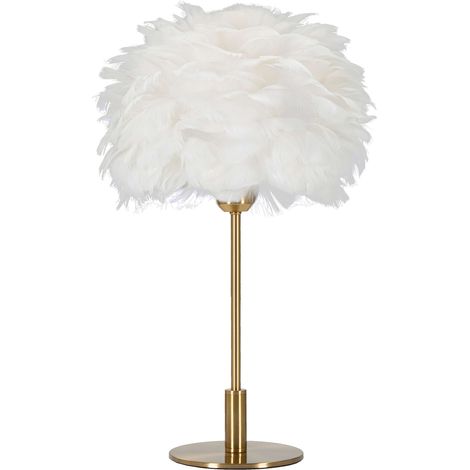 Tischlampe Bala, benötigt 1 Glühbirne, Fassung E27, Lampenschirm, Gold