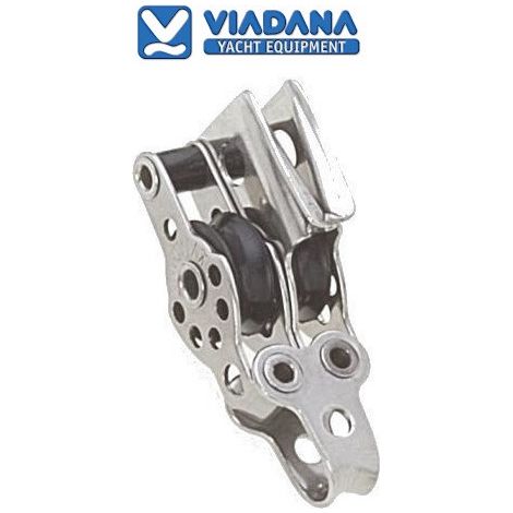 Poulie coinceur D Micro block 5 double inox viadana