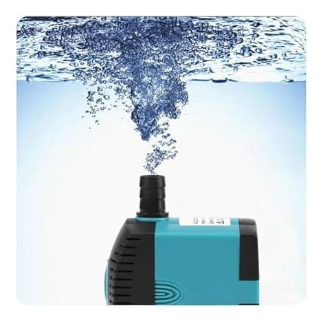 Pompe à eau submersible, Pompe Submersible 800L/H 15W pour Aquarium, Fontaine de Jardin, Piscine, Fish Tank, Systèmes Hydroponiques, avec 2 Buses (1/5)