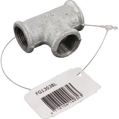 Racc. T zincato 3/8" UNIVERSALE FG13038L