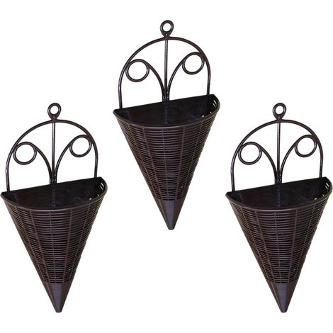 Nos 3 jardinières murales suspendues au design rustique, pour la décoration murale (1/5)