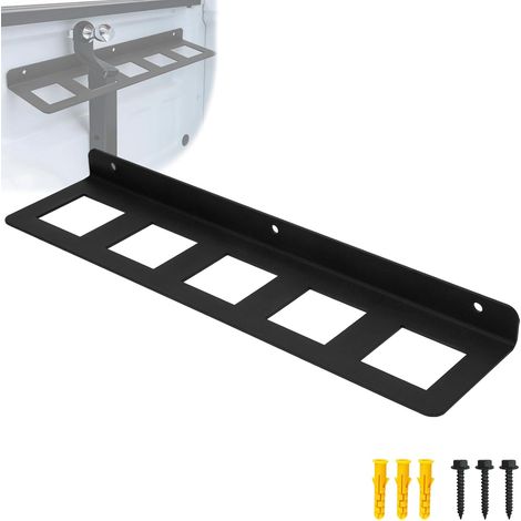 Support de rangement d'attelage de remorque de 5,1 cm, support d'attelage de remorque, récepteur d'attelage mural pour rangement de porte-bagages, support de rangement à 5 attelages (1/5)