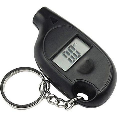Manomètre porte-clés pour pneus, affichage numérique, mesure de la pression des pneus de voiture, mini manomètre portable, testeur de pression des pneus (1/5)