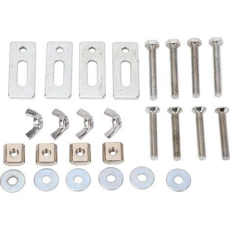 Mini Pince de Maintien en T pour Routeur CNC, 4 Pièces, pour Série 3018, Construction Robuste, Alliage D'aluminium et de Zinc M6 (1/5)