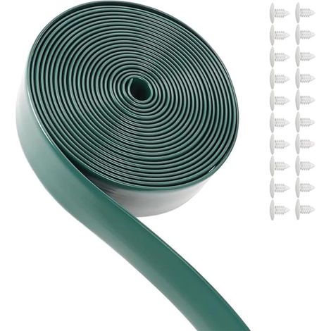 Sangle en PVC pour réparation de chaise, de jardin, ruban adhésif en vinyle vert pour extérieur, terrasse, plage, restauration de siège de 6,1 m, kit inclus (6 m) (1/5)