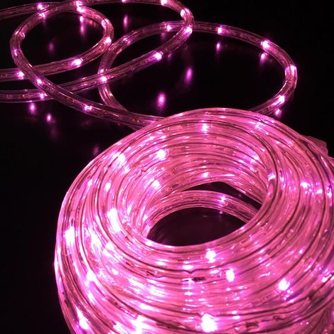 Guirlande lumineuse rose extensible de 10 m (1/5)