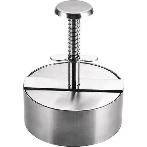 Pressa per hamburger in acciaio inox per hamburger perfetti e facili da preparare (XL) (1/4)