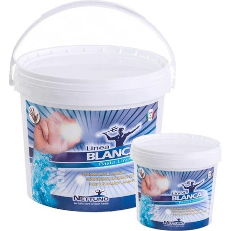 1 pezzo - NETTUNO LINEA BLANCA Pasta lavamani professionale alto potere sgrassante 750 ml
