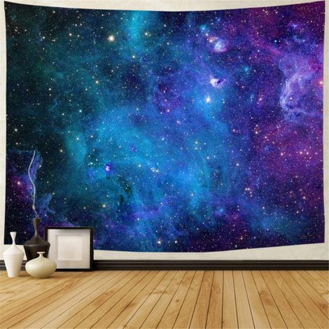 Tapestry Etoile - Polyester 150 x 130 cm - Décoration Murale Chambre Salon Dortoir - 1 Pièce (1/5)