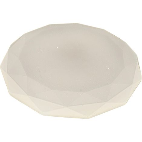 Plafonnier LED Miami 18W Ø33cm IP44 blanc rond 4000K (1/2)