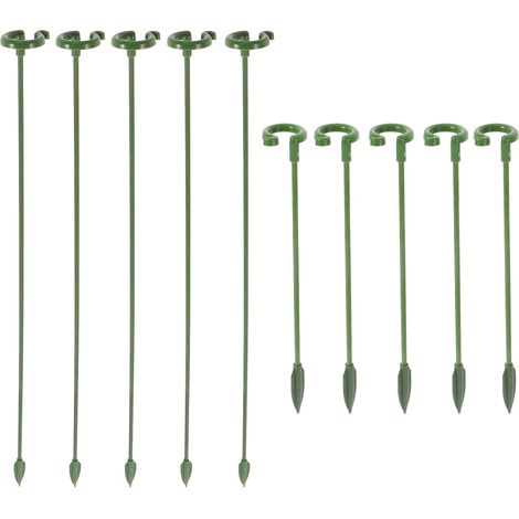 20 Stück Schmetterlings Orchideenhalter aus Glasfaser Grün