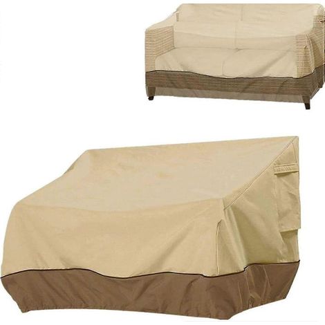 Housse de canapé d'extérieur 3 places, imperméable, coupe-vent, anti-poussière, pour canapé de jardin, 193 x 83 x 84 cm. Édition limitée. (1/5)