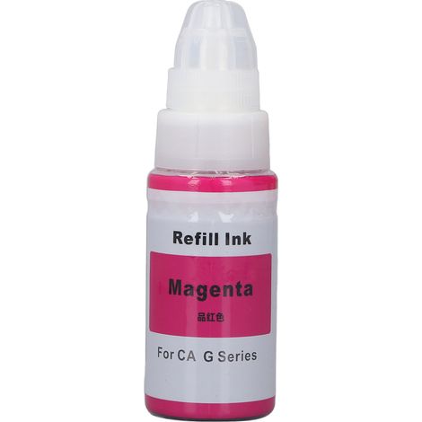 Cartouche d'encre magenta (70ml) recharge rapide et séchage rapide pour imprimante G1800 G2800 G1810 G2810 G3800 G3810 (1/5)