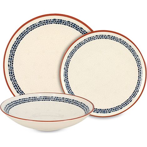 Service de table 36 pièces en faience, AMATXI (1/4)