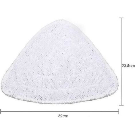 Lingettes Microfibre - Lot de 6 Lingettes Réutilisables Lavables en Machine - Pour Balai Vapeur - Pour Sol Dur Stratifié Carrelage Bois Marbre (1/5)