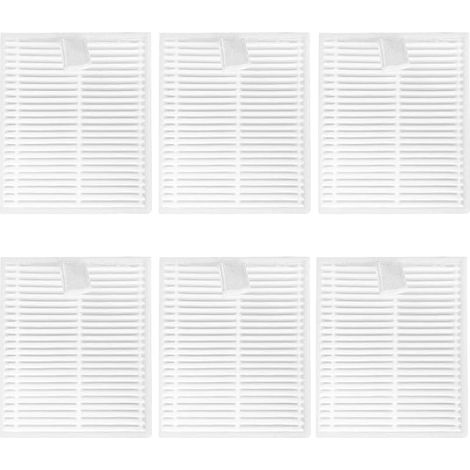 Lot de 6 filtres HEPA de rechange pour Roborock Q7 / Q7 Max / Q7 Max+ / Q7 Pro - Filtre haute performance pour aspirateur robot compatible avec Q7 M5, Q7 M5+, Q7 L5, Q7 L5+ (1/5)