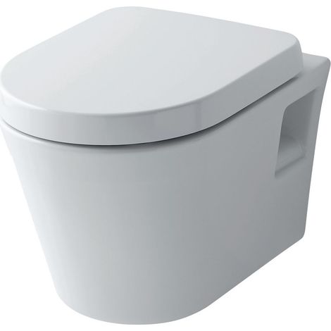 TOTO ES Tiefspül-Wand-WC, randlos, Vorwandmontage, Tornado Flush-Düsenspülung, Keramik Cefiontect, Weiß (1/2)