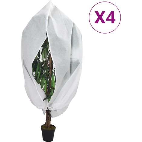 Wintervlies mit Reißverschluss 4 Stk. 70 g/m² 2,36x2 m