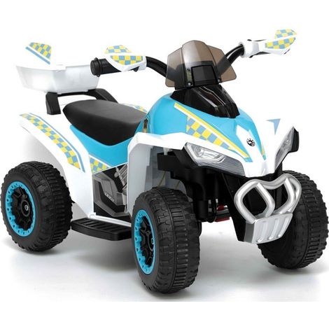 GTS1188-A Quad eléctrico con luces LED y música, color blanco (policía) (1/5)