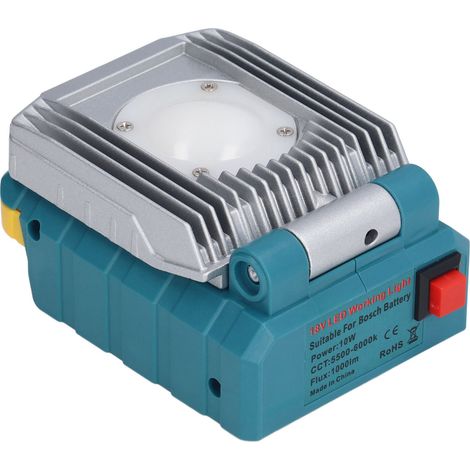 Lampada da lavoro pieghevole – 5500-6000K – compatibile con batterie da 14,4 V / 18 V