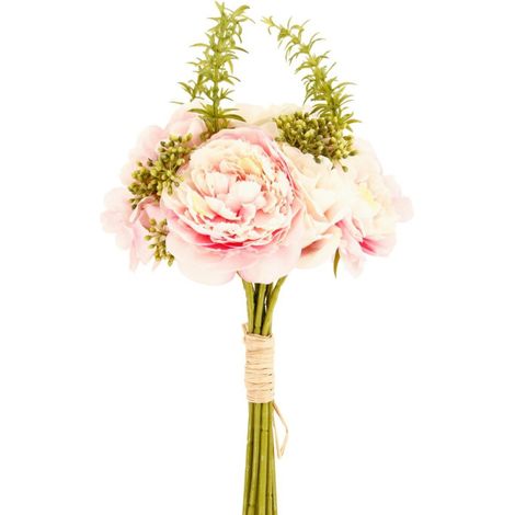 Bouquet de Fleurs "Celia" 35cm Rose (1/2)