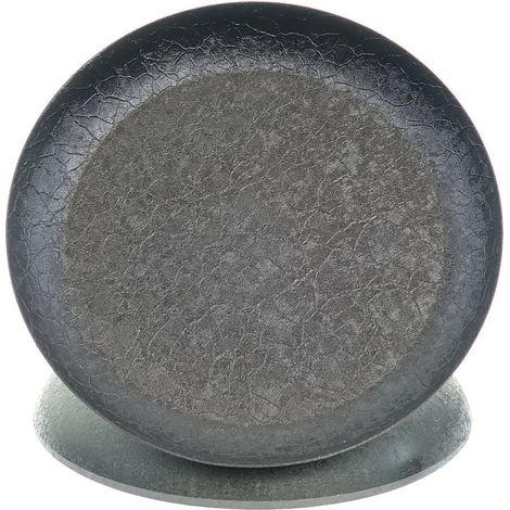 SCHEULEN Dekoteller S Schwarz mit Strukturoberfläche Ø 15 cm - Metall (1/3)