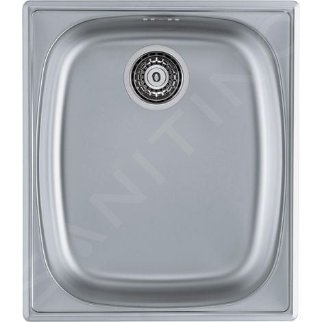 Alveus Basic - Évier 380x440 mm, vidage 90 mm, inox 1082195 (1/3)