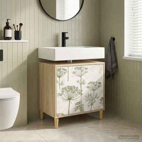 vidaXL Mobile da Bagno GOTHA Sonoma 60 x 40 x 60 cm (1/5)